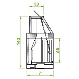 Каминная топка PATIO 96 G (Palazzetti)