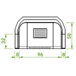 Каминная топка PATIO 96 G (Palazzetti)
