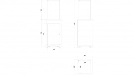 Нагреватель газовый PATIO MINI/M/G31/37MBAR/B - белое стекло