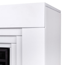 Электрокамин RealFlame Stanley 26 WT белый с очагом 3D Helios 26 SBG