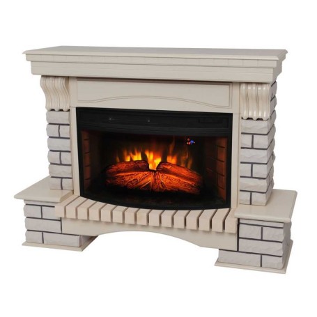 Электрокамин RealFlame Country 33/33W WT с очагом Firespace 33W S IR