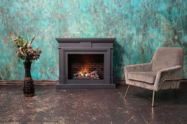Каминокомплект Coventry Graphite Grey - Серый графит с очагом Symphony 26'' DF2624L-INT
