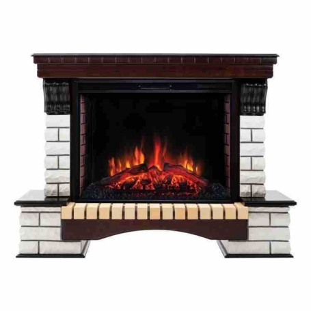 Электрокамин RealFlame Country 33/33W AO античный дуб с очагом Epsilon 33