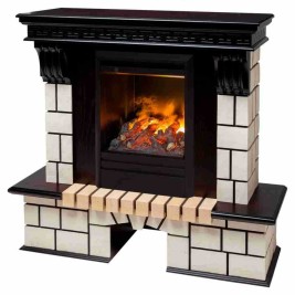 Электрокамин RealFlame Stone STD AO античный дуб с очагом 3D Olympic