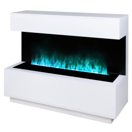 Электрокамин RealFlame Modern CST1000 WT белый с очагом 3D Cassette 1000 LED RGB