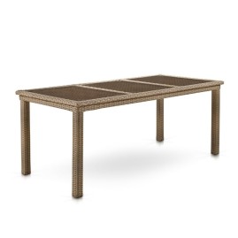 Комплект плетеной мебели T365/Y380B-W65 Light Brown (8+1)