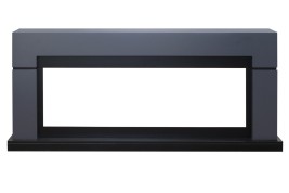 Каминокомплект Lindos 60 (Разборный) - Серый графит  с очагом Vision 60 LED