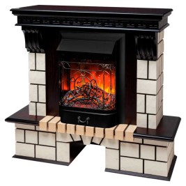Электрокамин RealFlame Stone STD AO античный дуб с Majestic Lux Black