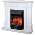Электрокамин RealFlame Andrea Corner WT фактурный белый с очагом Majestic Lux Black