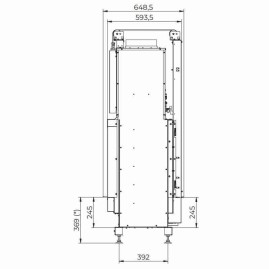 Каминная топка ECOMONOBLOCCO WT 16:9B N13 (Palazzetti)