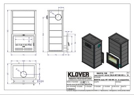 Печь для бани Klover RT 100-RV (Талькомагнезит)
