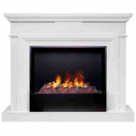 Электрокамин RealFlame Marco 25,5/26 WT белый с очагом 3D Cassette 630