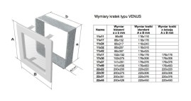 22x37 Venus никелированная с жалюзи