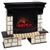 Электрокамин RealFlame Stone AO античный дуб античный дуб с очагом Evrika 25,5 LED