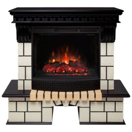 Электрокамин RealFlame Stone AO античный дуб античный дуб с очагом Sparta 25,5 LED