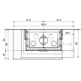Облицовка KENT SX, под MBL 16:9 3D (Palazzetti)