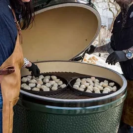 Керамический гриль Big Green Egg XXL на модульной подставке