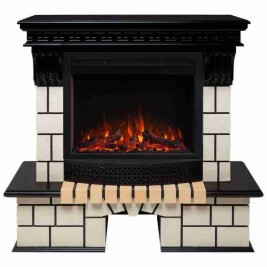 Электрокамин RealFlame Stone AO античный дуб античный дуб с очагом Saphir 25,5