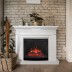 Электрокамин RealFlame Marco 25,5/26 WT белый с очагом Evrika 25,5 LED