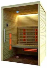 Инфракрасная кабина Saunax Infra Premium 1000x1200 (Термо Осина)