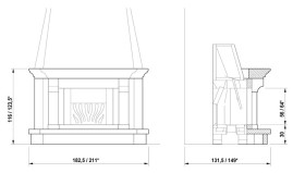 Облицовка BOLZANO CORNER (Palazzetti)