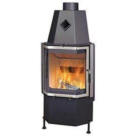 Каминная топка 600/57 K ECOPLUS, рамка хром (Hark)
