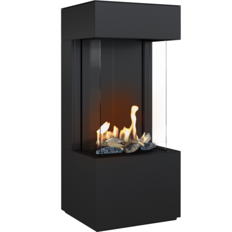 Каминокомплект газовый Kratki PRO LEO HOME BOX LP/45/68/G31/37MBAR/C (баллон)