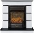 Каминокомплект Modern (Разборный) - Белый с черным с очагом Majestic FX M Black RC