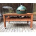 Керамический гриль Big Green Egg XL со столом из дуба
