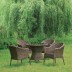 Комплект плетеной мебели из искусственного ротанга RT-A52 Brown 4Pcs