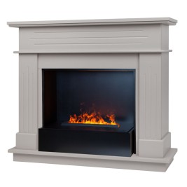 Электрокамин RealFlame Regent 26 BG айс кашемир с очагом 3D Cassette 630 Black Panel