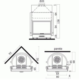 Каминная топка ACQUATONDO 22/PLUS (EdilKamin)