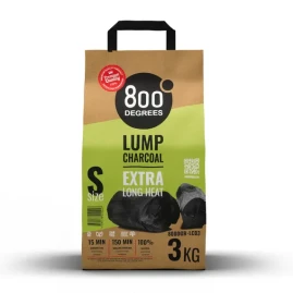 Уголь кусковой древесный 3 кг 800 Degrees lump charcoal