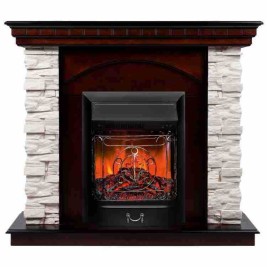 Электрокамин RealFlame Elford AO античный дуб с очагом Majestic Lux Black