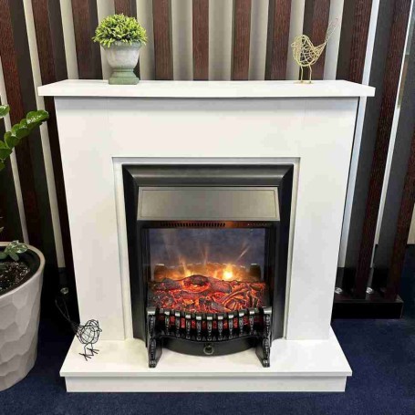 Электрокамин RealFlame Nord WTM с очагом Fobos Lux Black RC