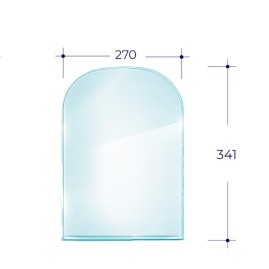 Стекло Везувий НР-15P (0,341х0,270) Арка