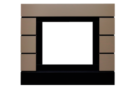 Каминокомплект Lindos - Beige Grey с очагом Vision 23 EF LED FX