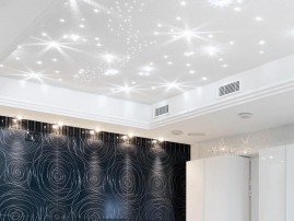Комплект Cariitti "Звездное небо" VPL30T-Crystal Star, золото, белое мерцание, 118 точек