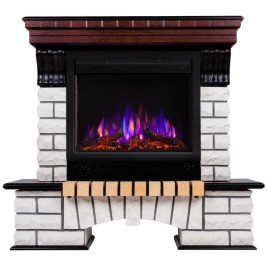 Электрокамин RealFlame Country AO античный дуб с очагом Saphir 25,5