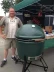 Керамический гриль Big Green Egg XXL с тележкой 73см