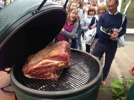 Керамический гриль Big Green Egg XXL с тележкой 73см