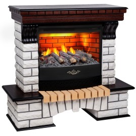 Электрокамин RealFlame Country AO античный дуб с очагом 3D Firestar 25,5