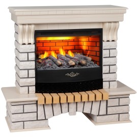 Электрокамин RealFlame Country WT с очагом 3D Firestar 25,5