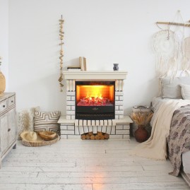 Электрокамин RealFlame Country WT с очагом 3D Firestar 25,5