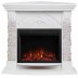 Электрокамин RealFlame Athena Corner GR белый с очагом Saphir 25,5