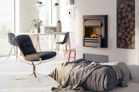 Очаг Brookline Black