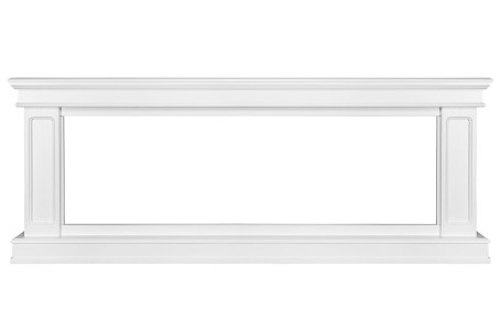 Каминокомплект Geneva 60 - Белый с очагом Vision 60 LOG LED