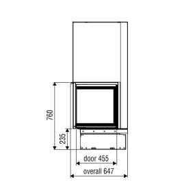 Каминная топка XP0100 LD (Axis)