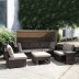 Комплект плетеной мебели из искусственного ротанга AFM-320B Brown