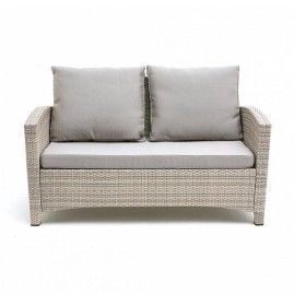 Плетеный диван из искусственного ротанга S58B-W85 Latte